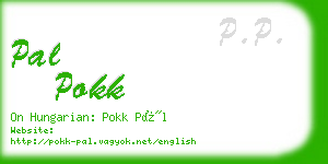 pal pokk business card